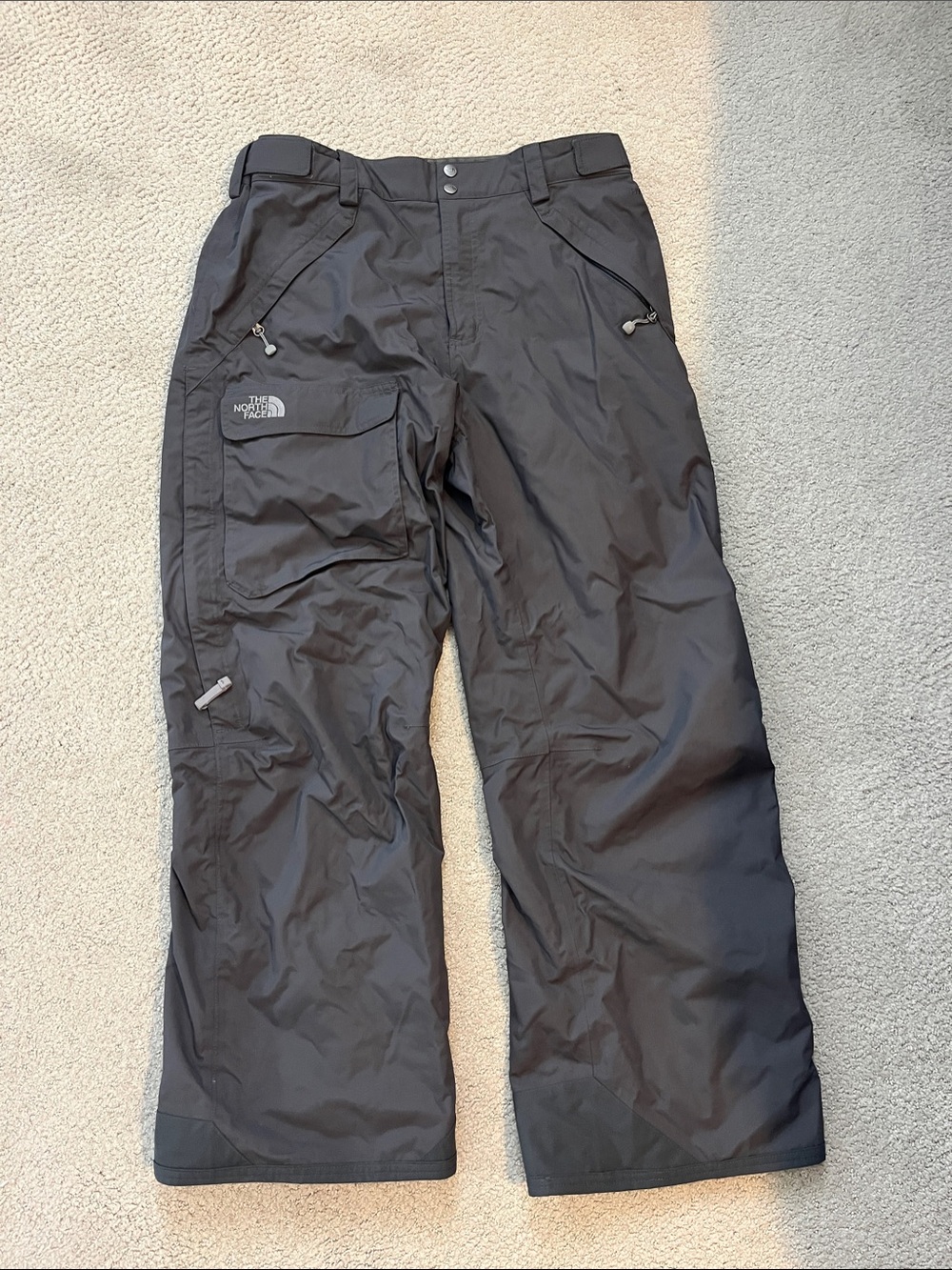 The North Face Men's Grey Cargo Ski Pants
